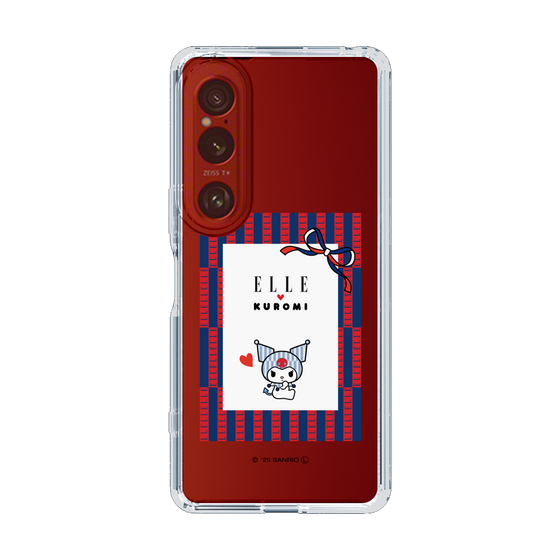スリムプロテクションケース［ ELLE×マイメロディ＆クロミ - トリコロールカラーグラフィック6 ］