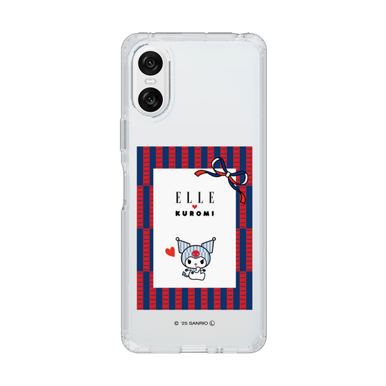 スリムプロテクションケース［ ELLE×マイメロディ＆クロミ - トリコロールカラーグラフィック6 ］