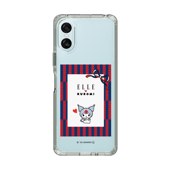 スリムプロテクションケース［ ELLE×マイメロディ＆クロミ - トリコロールカラーグラフィック6 ］