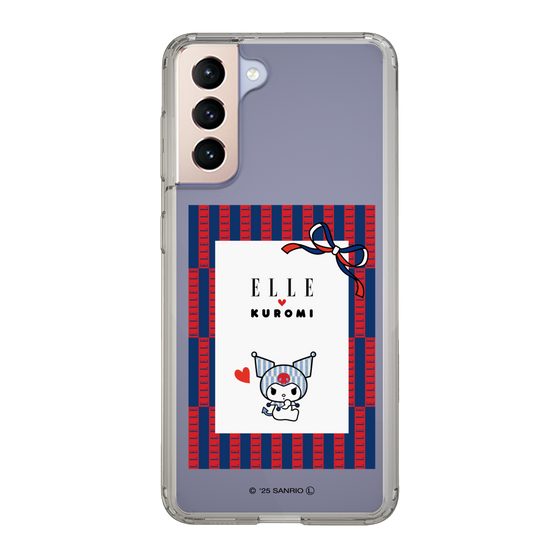 スリムプロテクションケース［ ELLE×マイメロディ＆クロミ - トリコロールカラーグラフィック6 ］