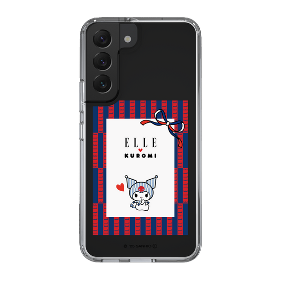 スリムプロテクションケース［ ELLE×マイメロディ＆クロミ - トリコロールカラーグラフィック6 ］