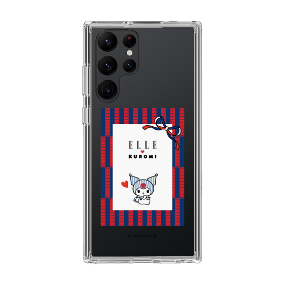 スリムプロテクションケース［ ELLE×マイメロディ＆クロミ - トリコロールカラーグラフィック6 ］