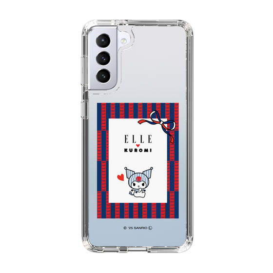 スリムプロテクションケース［ ELLE×マイメロディ＆クロミ - トリコロールカラーグラフィック6 ］
