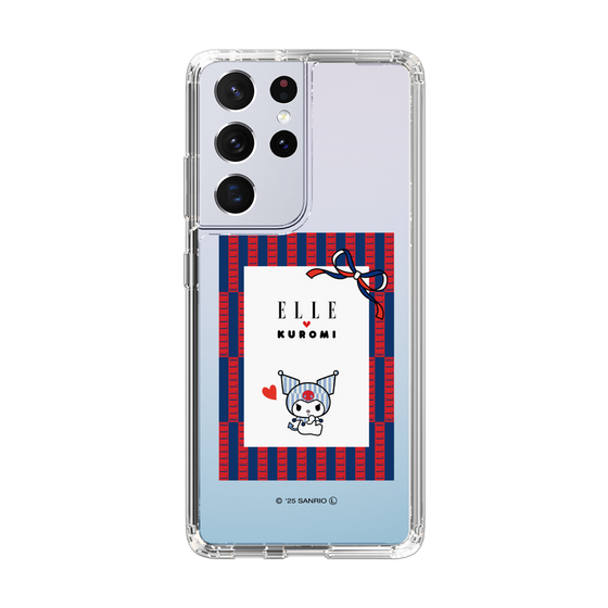 スリムプロテクションケース［ ELLE×マイメロディ＆クロミ - トリコロールカラーグラフィック6 ］
