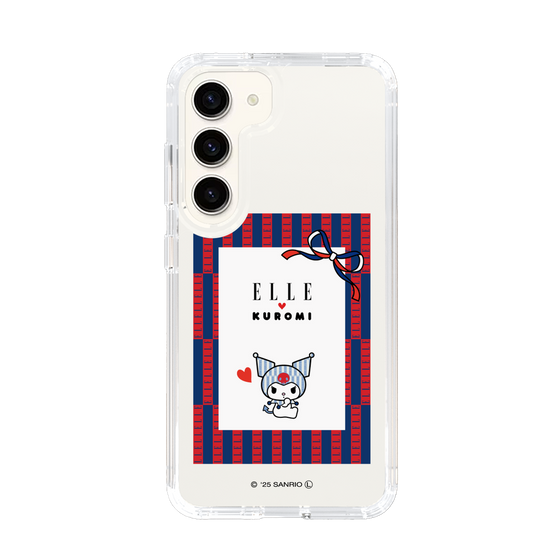 スリムプロテクションケース［ ELLE×マイメロディ＆クロミ - トリコロールカラーグラフィック6 ］