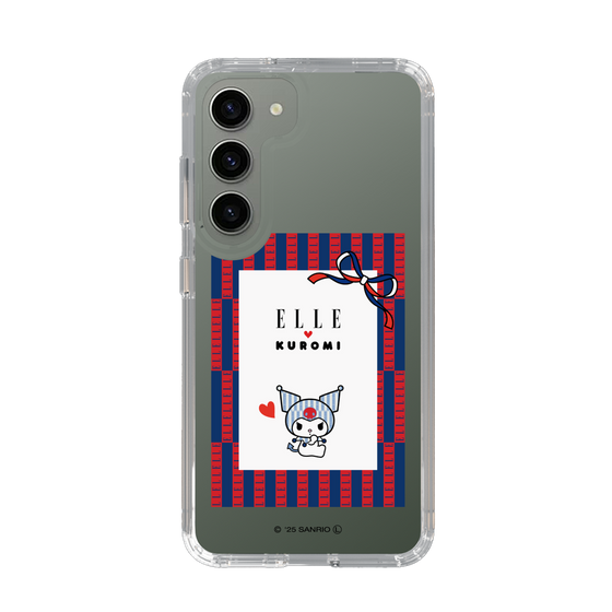 スリムプロテクションケース［ ELLE×マイメロディ＆クロミ - トリコロールカラーグラフィック6 ］