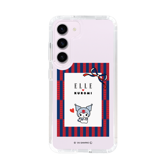 スリムプロテクションケース［ ELLE×マイメロディ＆クロミ - トリコロールカラーグラフィック6 ］
