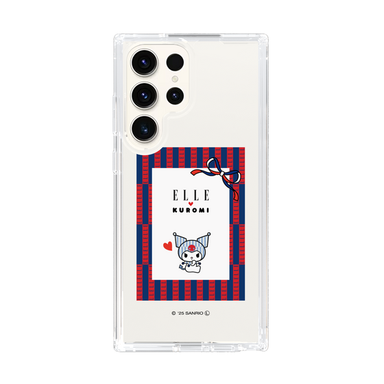 スリムプロテクションケース［ ELLE×マイメロディ＆クロミ - トリコロールカラーグラフィック6 ］