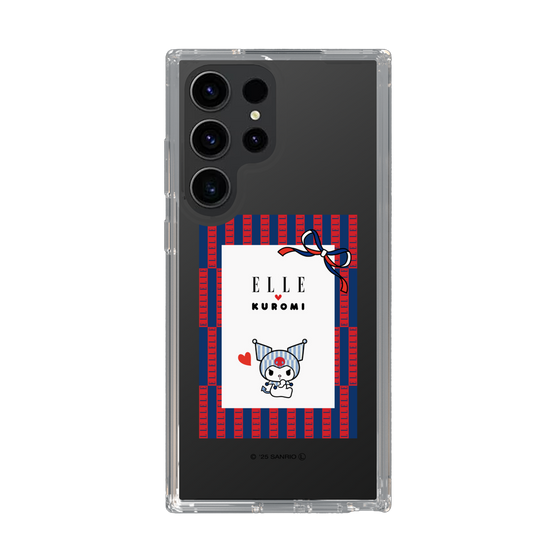 スリムプロテクションケース［ ELLE×マイメロディ＆クロミ - トリコロールカラーグラフィック6 ］