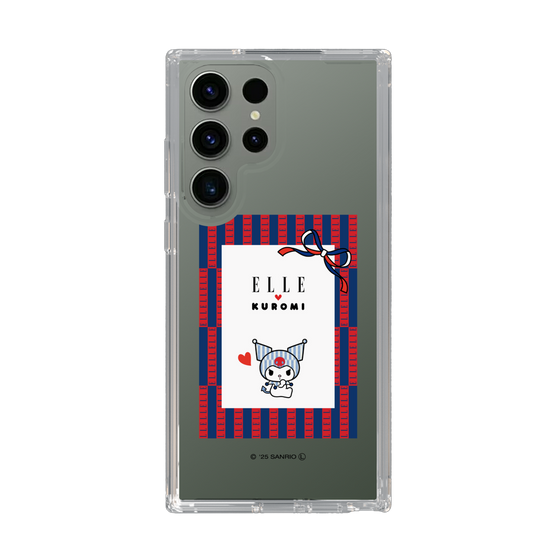 スリムプロテクションケース［ ELLE×マイメロディ＆クロミ - トリコロールカラーグラフィック6 ］