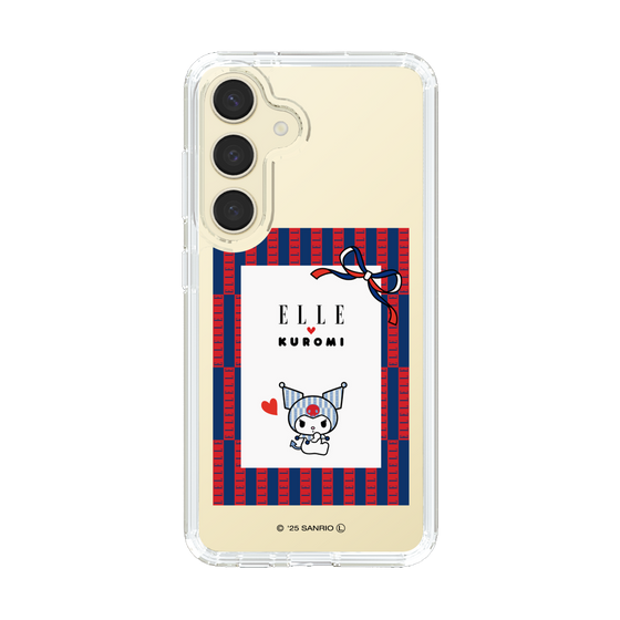 スリムプロテクションケース［ ELLE×マイメロディ＆クロミ - トリコロールカラーグラフィック6 ］