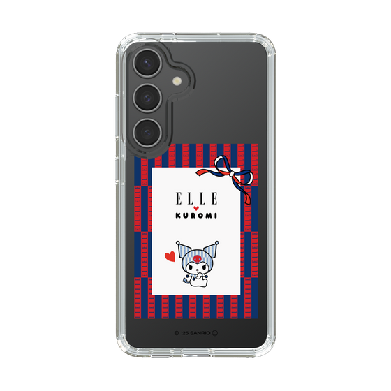 スリムプロテクションケース［ ELLE×マイメロディ＆クロミ - トリコロールカラーグラフィック6 ］