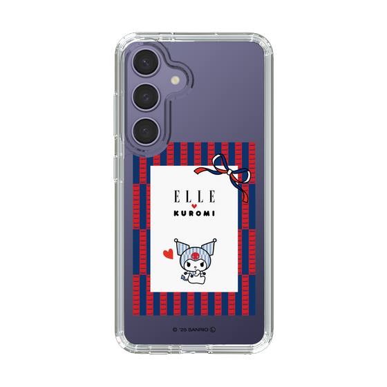 スリムプロテクションケース［ ELLE×マイメロディ＆クロミ - トリコロールカラーグラフィック6 ］