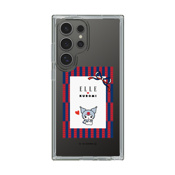 スリムプロテクションケース［ ELLE×マイメロディ＆クロミ - トリコロールカラーグラフィック6 ］