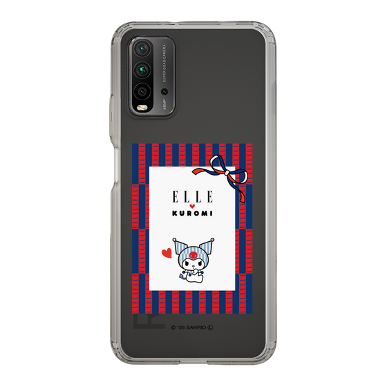 スリムプロテクションケース［ ELLE×マイメロディ＆クロミ - トリコロールカラーグラフィック6 ］