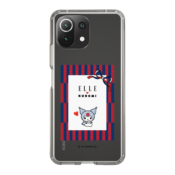 スリムプロテクションケース［ ELLE×マイメロディ＆クロミ - トリコロールカラーグラフィック6 ］