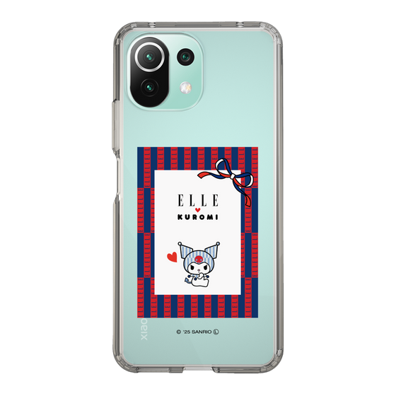 スリムプロテクションケース［ ELLE×マイメロディ＆クロミ - トリコロールカラーグラフィック6 ］