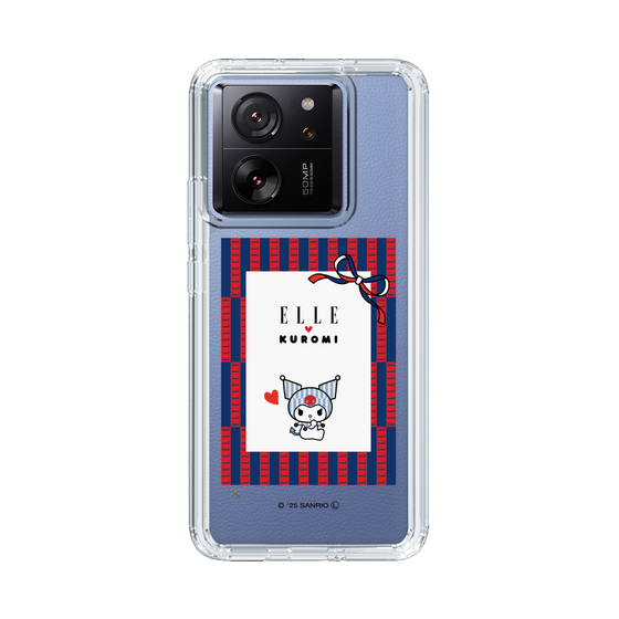 スリムプロテクションケース［ ELLE×マイメロディ＆クロミ - トリコロールカラーグラフィック6 ］