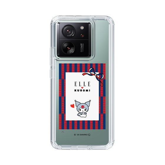スリムプロテクションケース［ ELLE×マイメロディ＆クロミ - トリコロールカラーグラフィック6 ］