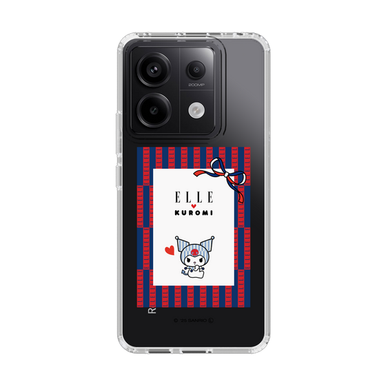 スリムプロテクションケース［ ELLE×マイメロディ＆クロミ - トリコロールカラーグラフィック6 ］