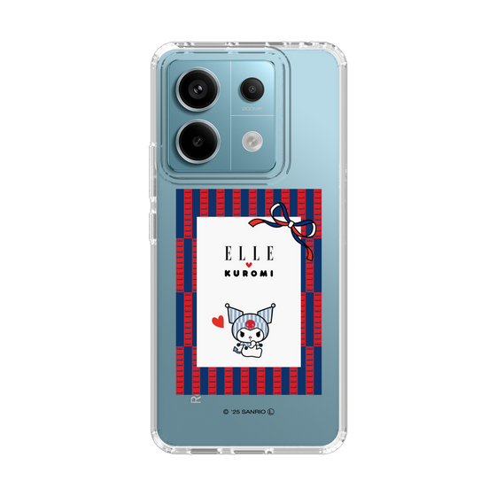 スリムプロテクションケース［ ELLE×マイメロディ＆クロミ - トリコロールカラーグラフィック6 ］