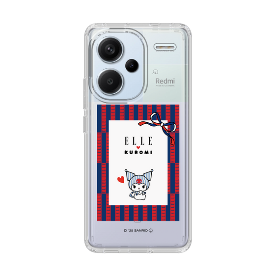 スリムプロテクションケース［ ELLE×マイメロディ＆クロミ - トリコロールカラーグラフィック6 ］