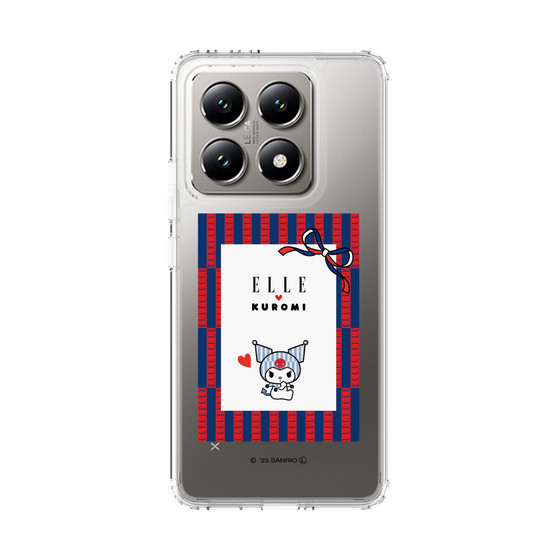 スリムプロテクションケース［ ELLE×マイメロディ＆クロミ - トリコロールカラーグラフィック6 ］