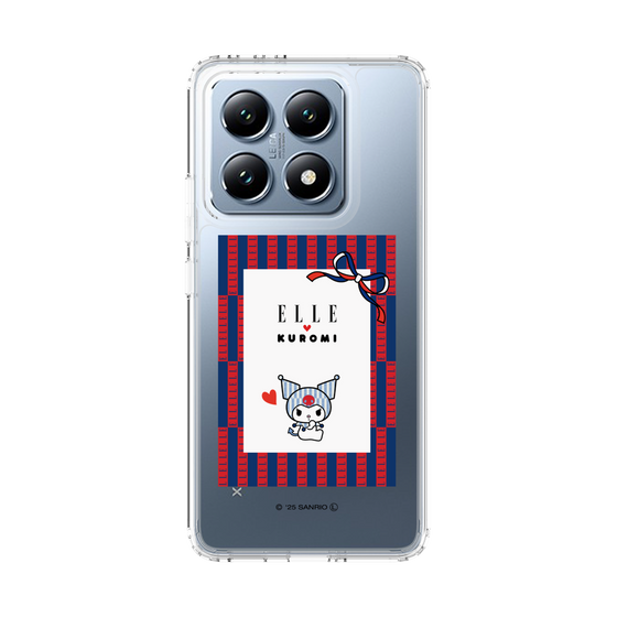 スリムプロテクションケース［ ELLE×マイメロディ＆クロミ - トリコロールカラーグラフィック6 ］