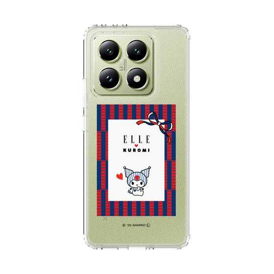 スリムプロテクションケース［ ELLE×マイメロディ＆クロミ - トリコロールカラーグラフィック6 ］