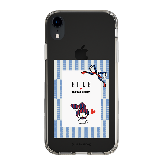 スリムプロテクションケース［ ELLE×マイメロディ＆クロミ - トリコロールカラーグラフィック7 ］