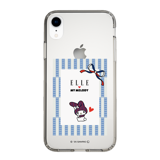 スリムプロテクションケース［ ELLE×マイメロディ＆クロミ - トリコロールカラーグラフィック7 ］