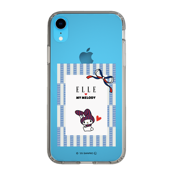 スリムプロテクションケース［ ELLE×マイメロディ＆クロミ - トリコロールカラーグラフィック7 ］