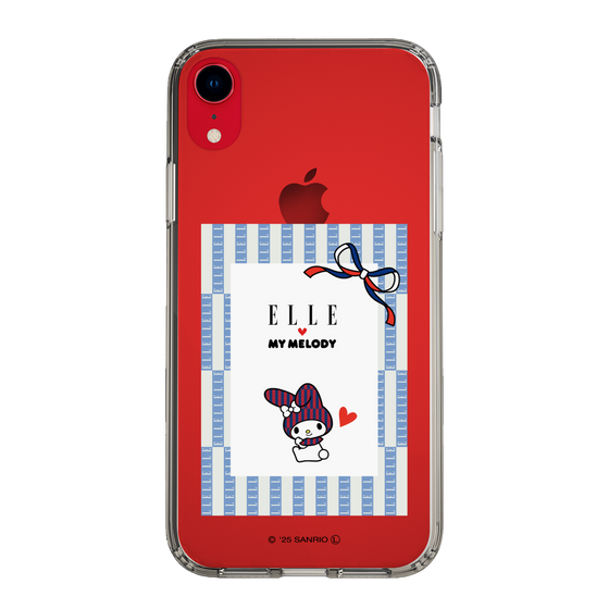 スリムプロテクションケース［ ELLE×マイメロディ＆クロミ - トリコロールカラーグラフィック7 ］
