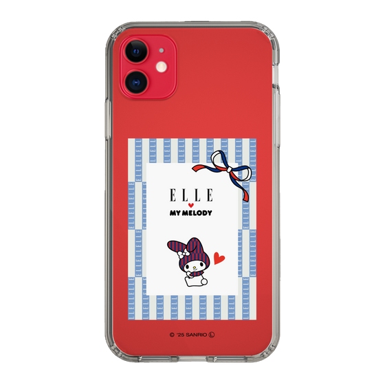 スリムプロテクションケース［ ELLE×マイメロディ＆クロミ - トリコロールカラーグラフィック7 ］