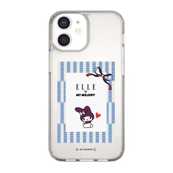 スリムプロテクションケース［ ELLE×マイメロディ＆クロミ - トリコロールカラーグラフィック7 ］