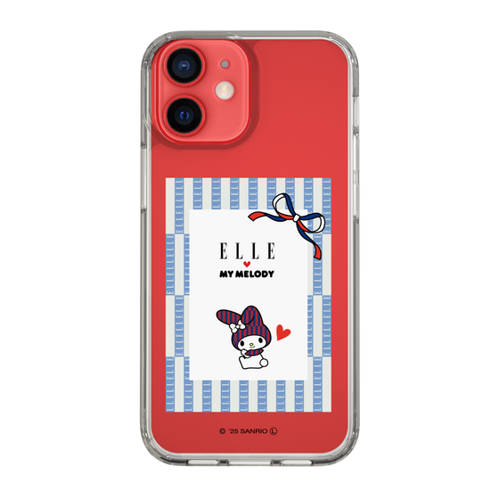 スリムプロテクションケース［ ELLE×マイメロディ＆クロミ - トリコロールカラーグラフィック7 ］