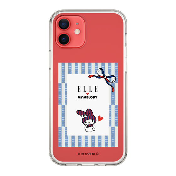 スリムプロテクションケース［ ELLE×マイメロディ＆クロミ - トリコロールカラーグラフィック7 ］