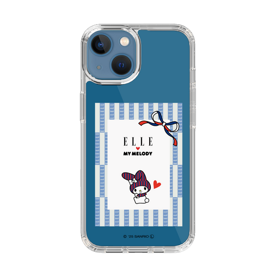 スリムプロテクションケース［ ELLE×マイメロディ＆クロミ - トリコロールカラーグラフィック7 ］