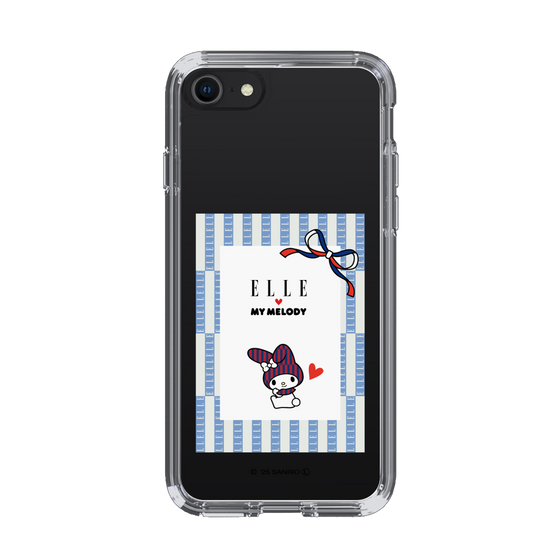 スリムプロテクションケース［ ELLE×マイメロディ＆クロミ - トリコロールカラーグラフィック7 ］
