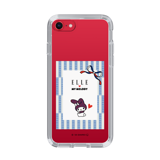 スリムプロテクションケース［ ELLE×マイメロディ＆クロミ - トリコロールカラーグラフィック7 ］
