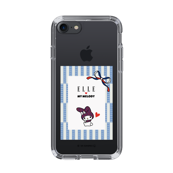 スリムプロテクションケース［ ELLE×マイメロディ＆クロミ - トリコロールカラーグラフィック7 ］