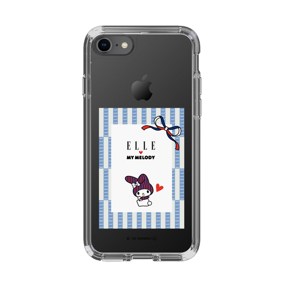 スリムプロテクションケース［ ELLE×マイメロディ＆クロミ - トリコロールカラーグラフィック7 ］