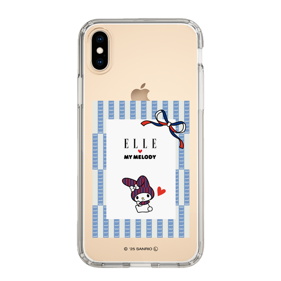 スリムプロテクションケース［ ELLE×マイメロディ＆クロミ - トリコロールカラーグラフィック7 ］