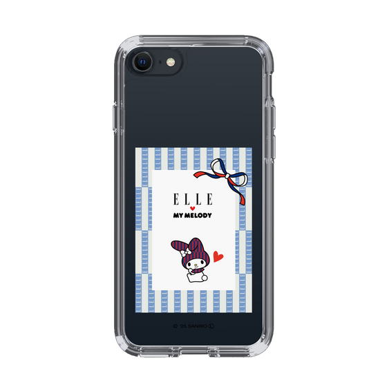 スリムプロテクションケース［ ELLE×マイメロディ＆クロミ - トリコロールカラーグラフィック7 ］