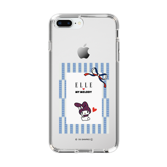 スリムプロテクションケース［ ELLE×マイメロディ＆クロミ - トリコロールカラーグラフィック7 ］