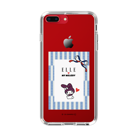 スリムプロテクションケース［ ELLE×マイメロディ＆クロミ - トリコロールカラーグラフィック7 ］
