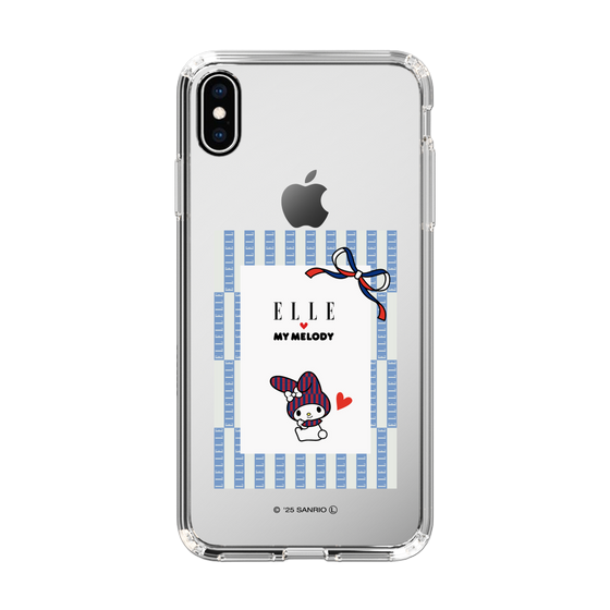 スリムプロテクションケース［ ELLE×マイメロディ＆クロミ - トリコロールカラーグラフィック7 ］