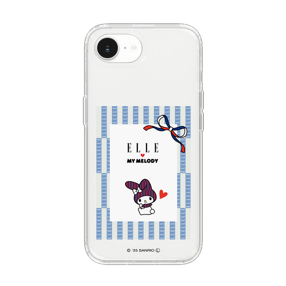スリムプロテクションケース［ ELLE×マイメロディ＆クロミ - トリコロールカラーグラフィック7 ］