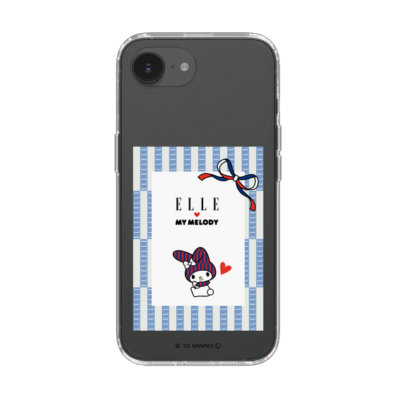 スリムプロテクションケース［ ELLE×マイメロディ＆クロミ - トリコロールカラーグラフィック7 ］