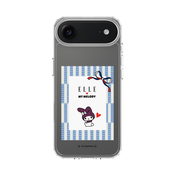 スリムプロテクションケース［ ELLE×マイメロディ＆クロミ - トリコロールカラーグラフィック7 ］
